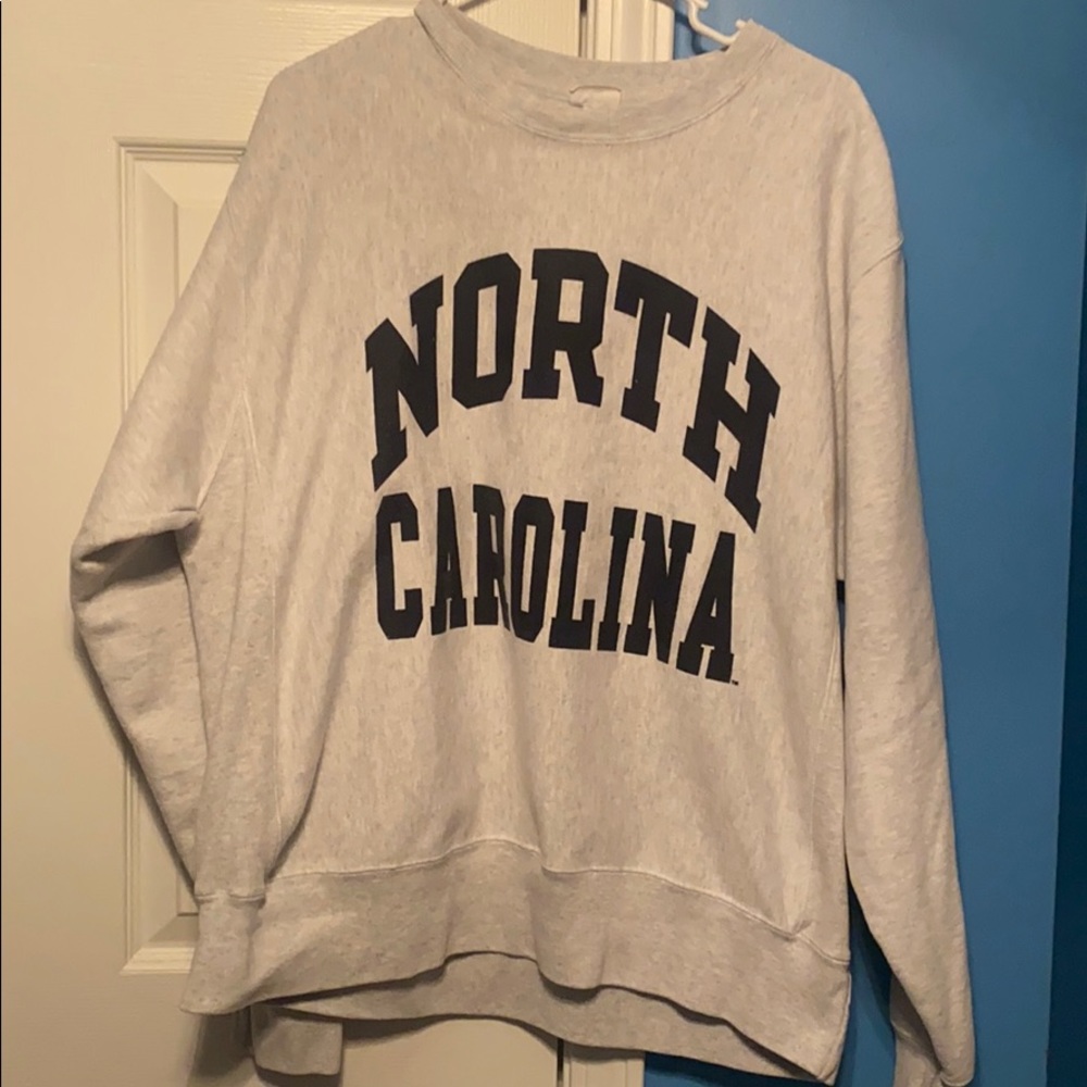 North Carolina crew neck sweatshirt